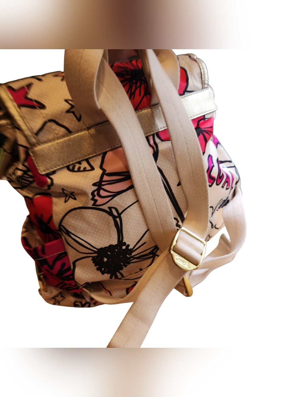 Coach Poppy Floral Backpack - Picture 4 of 16